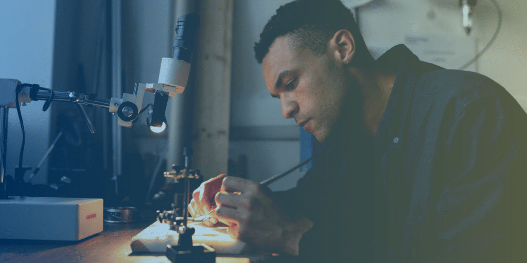 Ingénieur mécanique au travail