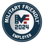 Military Friendly Employer 2024 badge